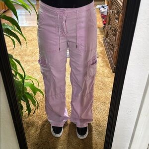 American Eagle Outfitters Lavender Cargo Pants